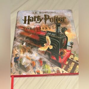 Harry Potter and the Sorcerer's Stone 1st Illustrated Edition, 2015, Hardcover